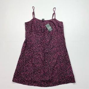 NEW! Women’s Wild Fable Floral Print Mini Slip Dress Size Small W/Tags